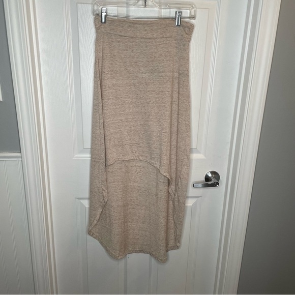 Alternative Earth Hi Low Maxi Skirt in Eco Sand M - Picture 1 of 12